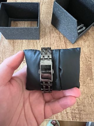 Reloj Police Negro y Plateado