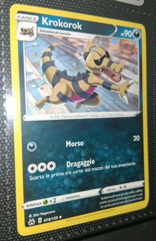Carte Pokémon Sandile, Krokorok, Krookodile