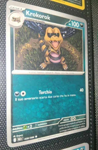 Carte Pokémon Sandile, Krokorok, Krookodile
