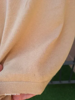 Top Banana Republic lentejuelas beige