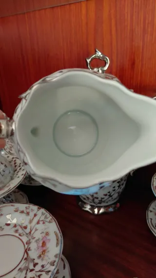 Juego CAFÉ/TÉ ARTESANÍA CHIVA - PLATA DE LEY