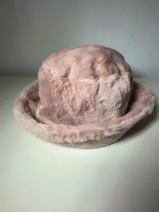 Cappello donna rosa in pelliccia sintetica
