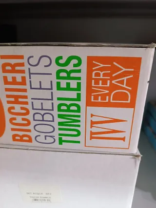 5 Bicchieri IVV in Vetro Trasparente