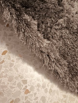 Alfombra pelo largo 140x120 cm