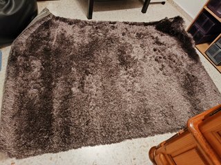 Alfombra pelo largo 140x120 cm