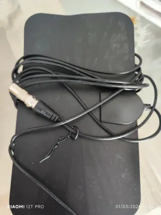 Antena TV Digital TDT Negra