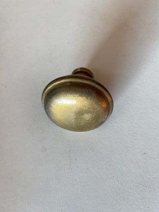 Pack 8 pomos latón antiguos modernista Art Déco