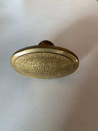 Pack 8 pomos latón antiguos modernista Art Déco