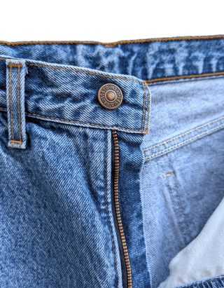 Levi's 630 Orange Tab Denim Zip-up Vintage 90's L