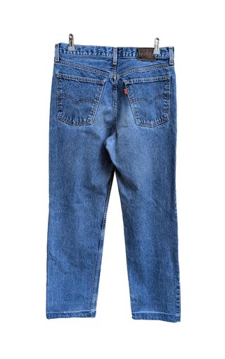 Levi's 630 Orange Tab Denim Zip-up Vintage 90's L