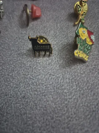 Colección de pines variados