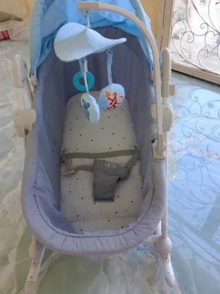 Sdraietta culla a dondolo neonato