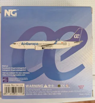 Maqueta Avión Air Europa 737-800 1:400 NG