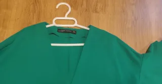 Vestido verde Zara Talla L