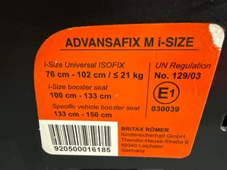 Britax Romer Advansafix M i-Size