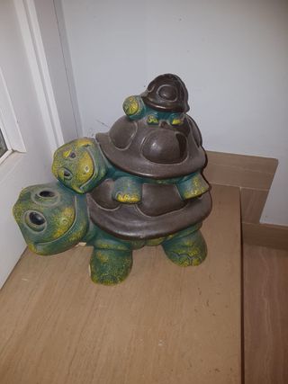 Figura tortuga decorativa sujeta puertas
