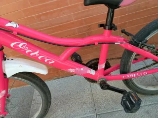 Bicicleta Orbea 18 pulgadas rosa aprox 5 a 8