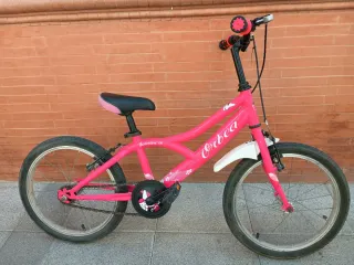 Bicicleta Orbea 18 pulgadas rosa aprox 5 a 8