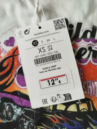 Maglietta Bershka Wild Racers XS