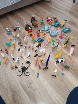 Lote animales de juguete +75 piezas