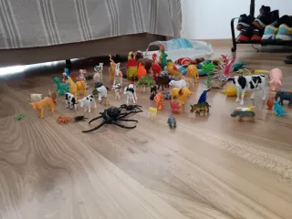Lote animales de juguete +75 piezas