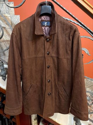 Giacca elegante in vera pelle vintage