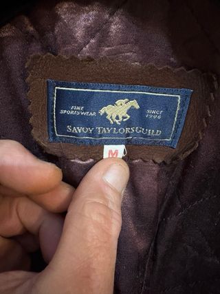 Giacca elegante in vera pelle vintage