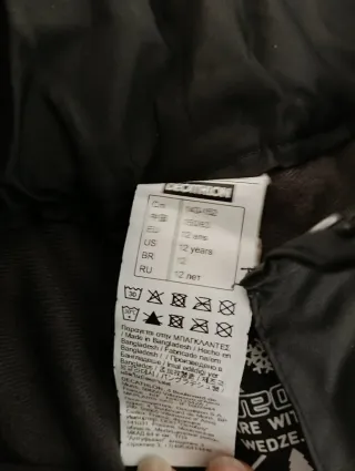 Chaqueta de nieve roja y gris Pantalon