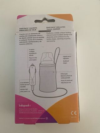 Calienta biberones Babypack para coche