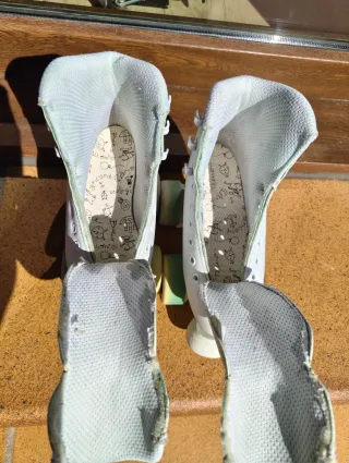 Patines Artísticos Blancos talla 205.