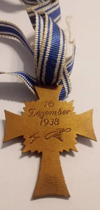 Militaria Cruz de Mãe Alemã em Bronze Nível II