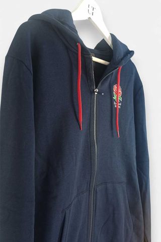 Sudadera con Capucha Azul Marino England Rugby
