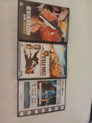 Lote 3 Películas DVD: Evasión, Falcone, El mismo A