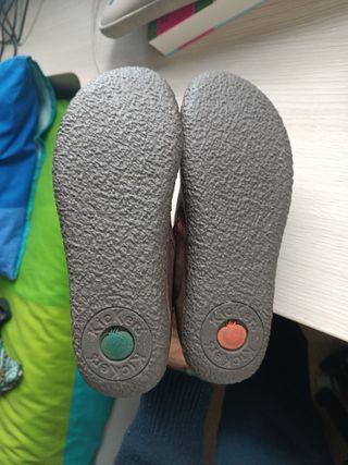 Botines de piel Kickers marrones sin usar