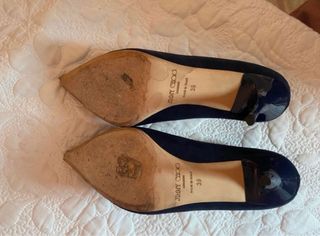 Zapatos de tacón Jimmy Choo azul marino talla 39