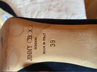 Zapatos de tacón Jimmy Choo azul marino talla 39
