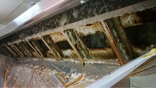 Limpieza campana de cocina ventilación extrextraci