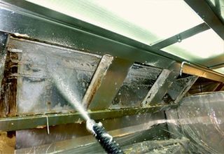 Limpieza campana de cocina ventilación extrextraci