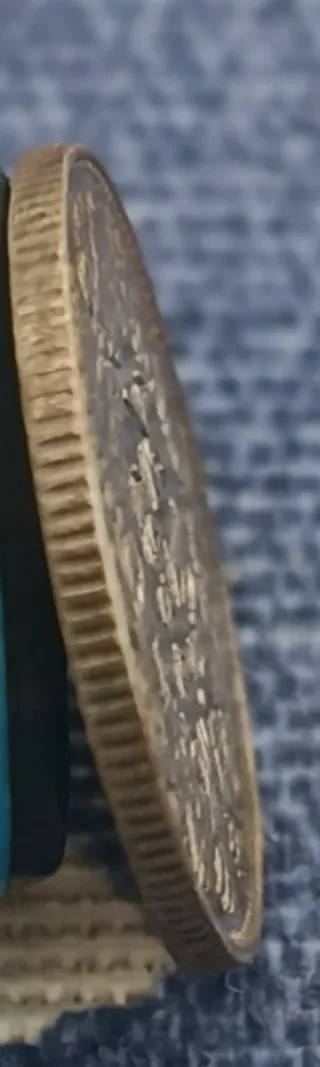 Moneda 1/2 Franco de plata   año 1934 de zuiza.