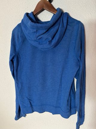 Sudadera Hollister Azul con Logo Glitter talla L
