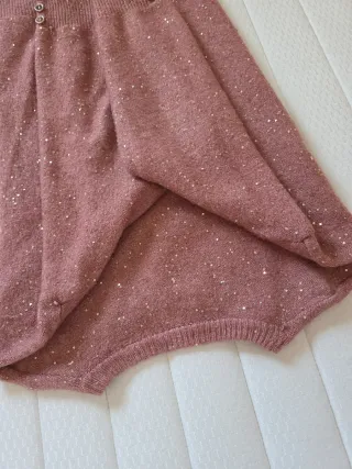 Jersey rosa con lentejuelas