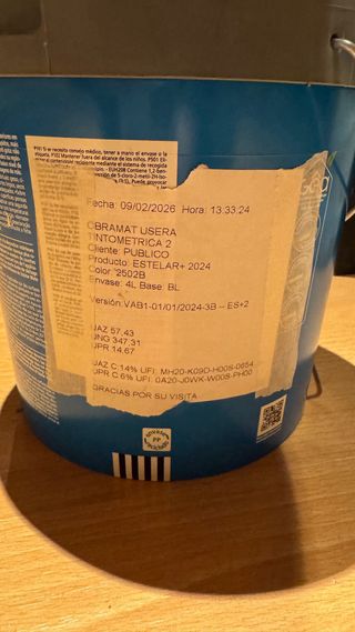 Pintura plástica mate gris Montó Estelar Plus