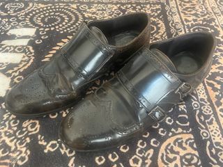 Zapatos Oxford Grabado Marrón Zara