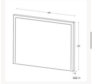 Cabecero para cama de 150, tapizado