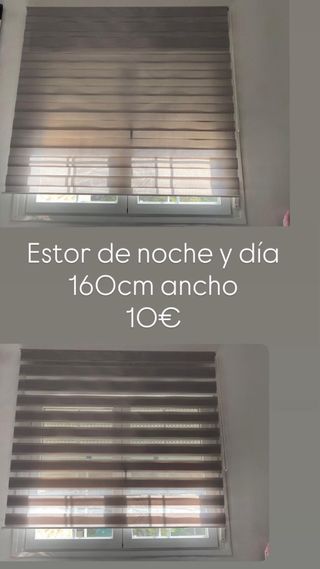 Estor Noche y Día 160cm Ancho 10€