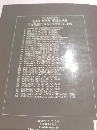 Tarjetas Postales Vintage Cine