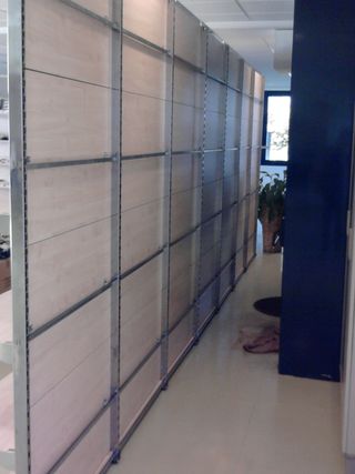 Scaffalatura autoportante 17 metri lineari