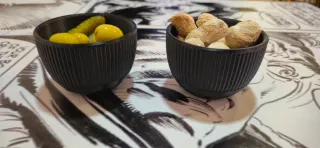 Juego de 2 cuencos negros