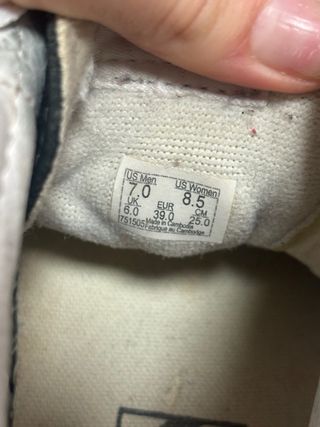 Zapatillas Vans Bota Plataforma Talla 39