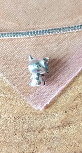 Charm | Gatete Corazón azul Mascota